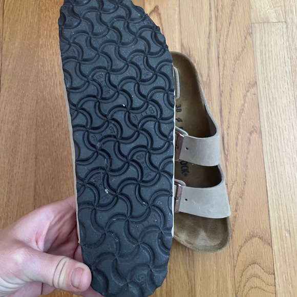 Birkenstocks Leather Taupe like new - Picture 2 of 5